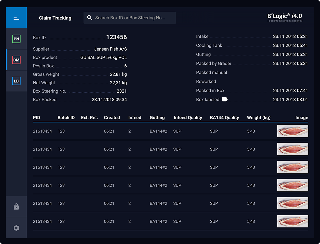 BAADER B'Logic App mockup screen 3