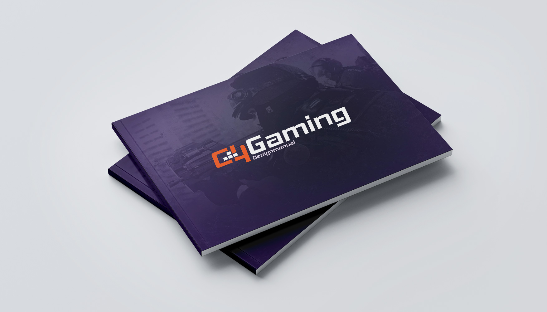 C4Gaming designmanual mockup cover