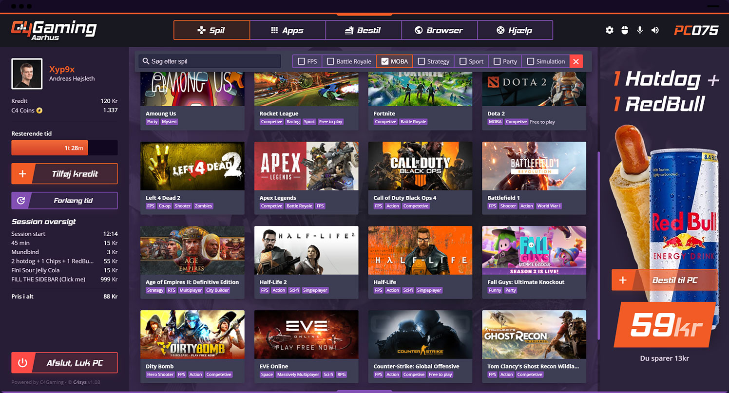 C4Gaming C4Sys screen 3