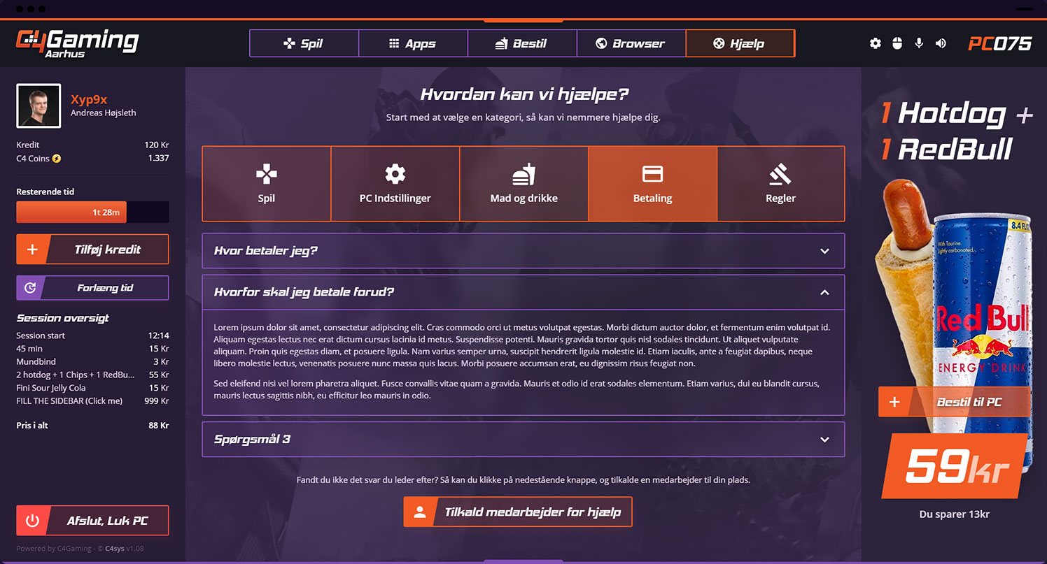 C4Gaming C4Sys screen 4