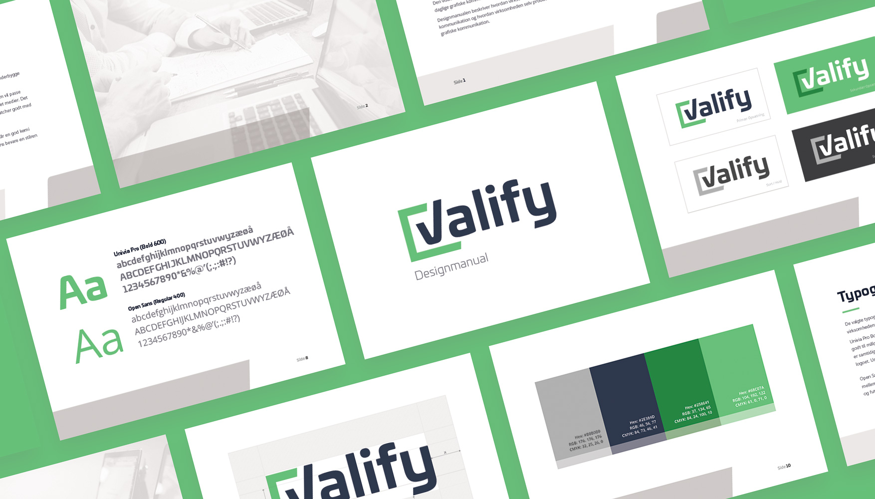 Valify designmanual mockup